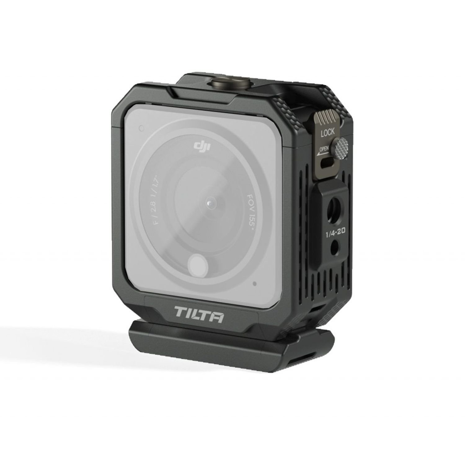 Tilta TA-T26-SCC-DG Einzelner Kamerakäfig für DJI Action 2 - DJI Grau