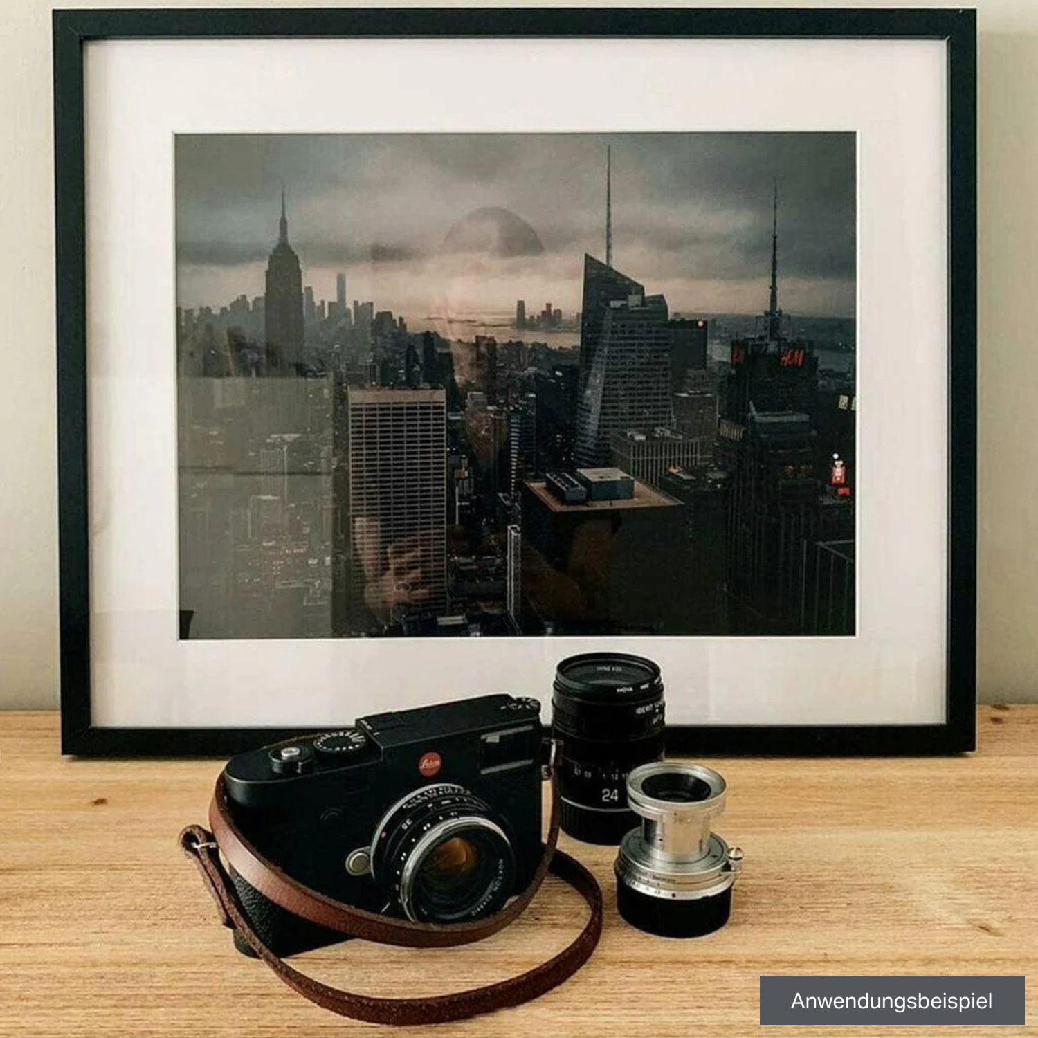 Bronkey Kameragurt Berlin #102 Leder 120cm braun