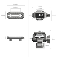 SmallRig HawkLock H21 QR Monitorhalterung mit NATO Klemme 4487