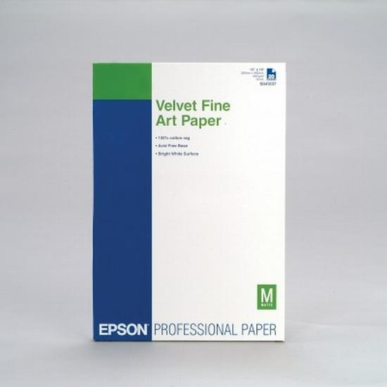 Epson Velvet Fine Art Papier A3+, 20 Blatt  260g/m²