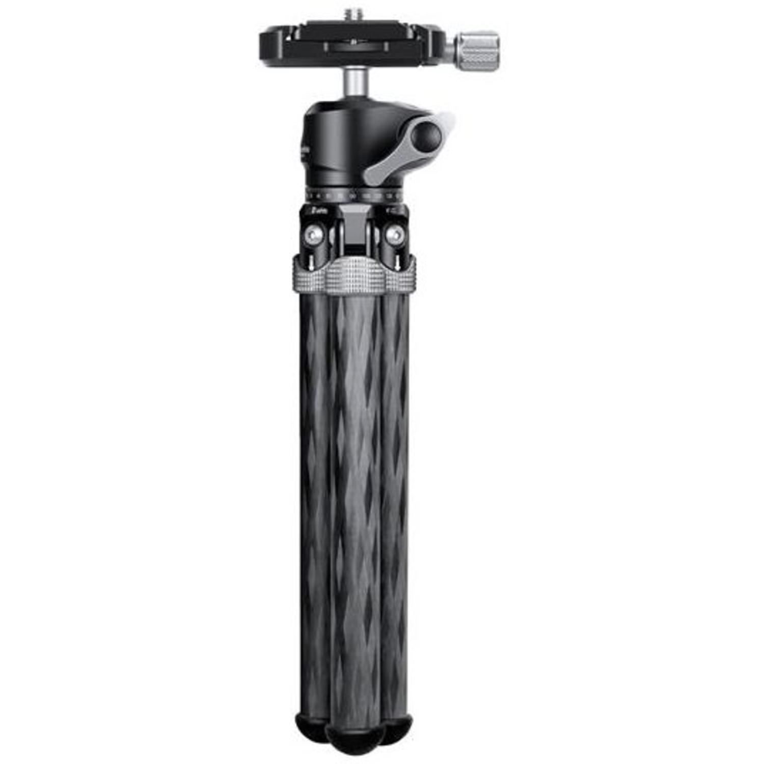 Leofoto Tischstativ MT-02C mit Kopf LH-22 Schwarz