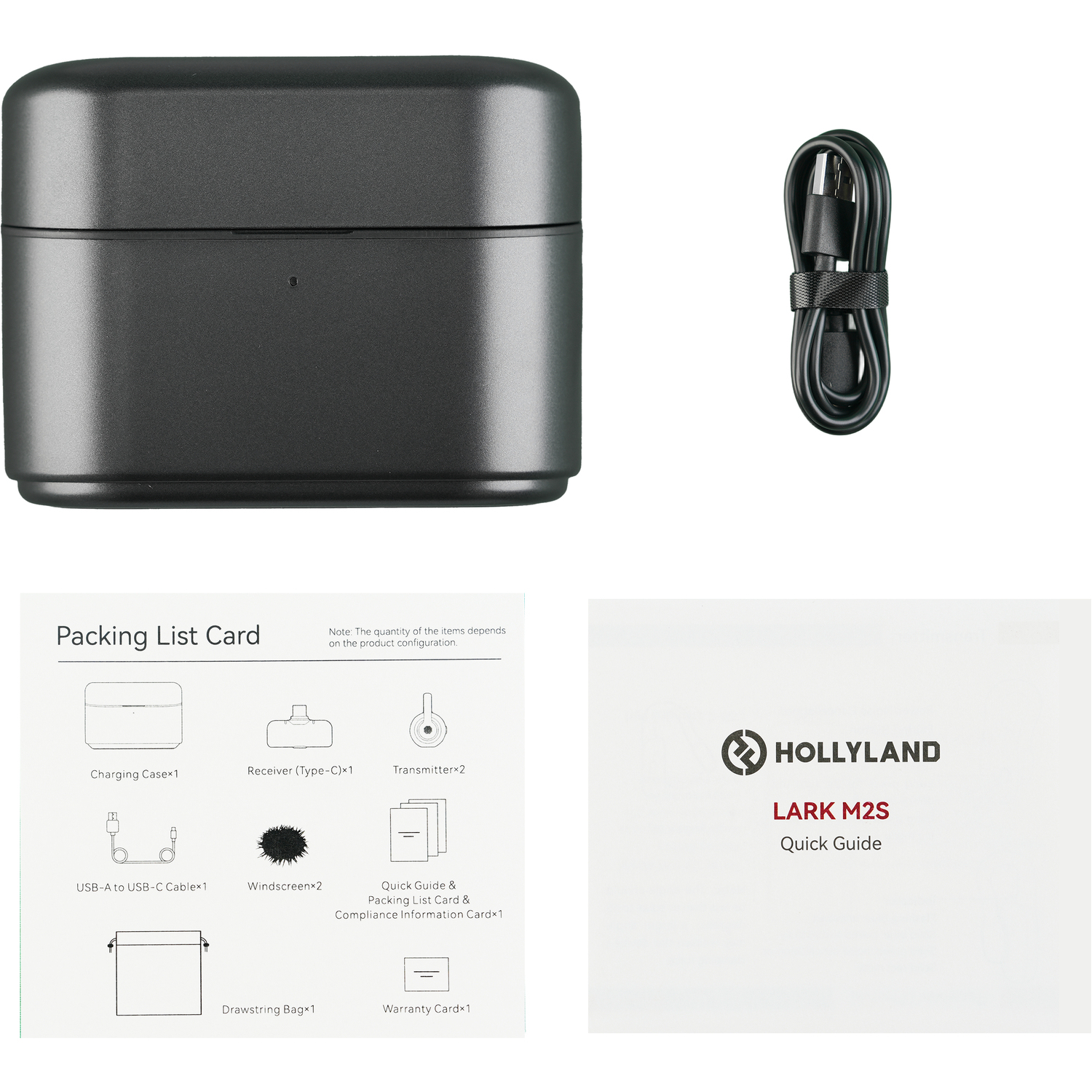 Hollyland Mobile Version Ladeetui Space Gray für Lark M2S 