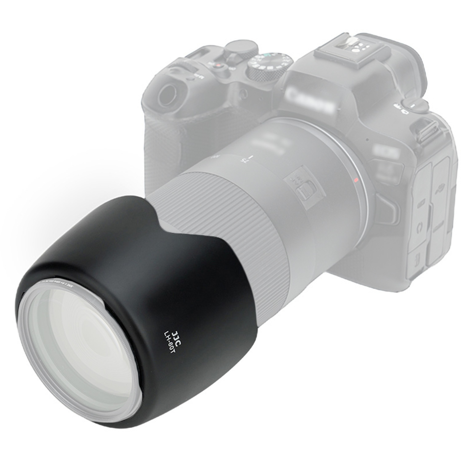 JJC Gegenlichtblende LH-60T für Canon EF 75-300mm F4-5.6 III, EF-S 55-250mm F4-5.6 IS II und RF 75-300mm F4-5.6