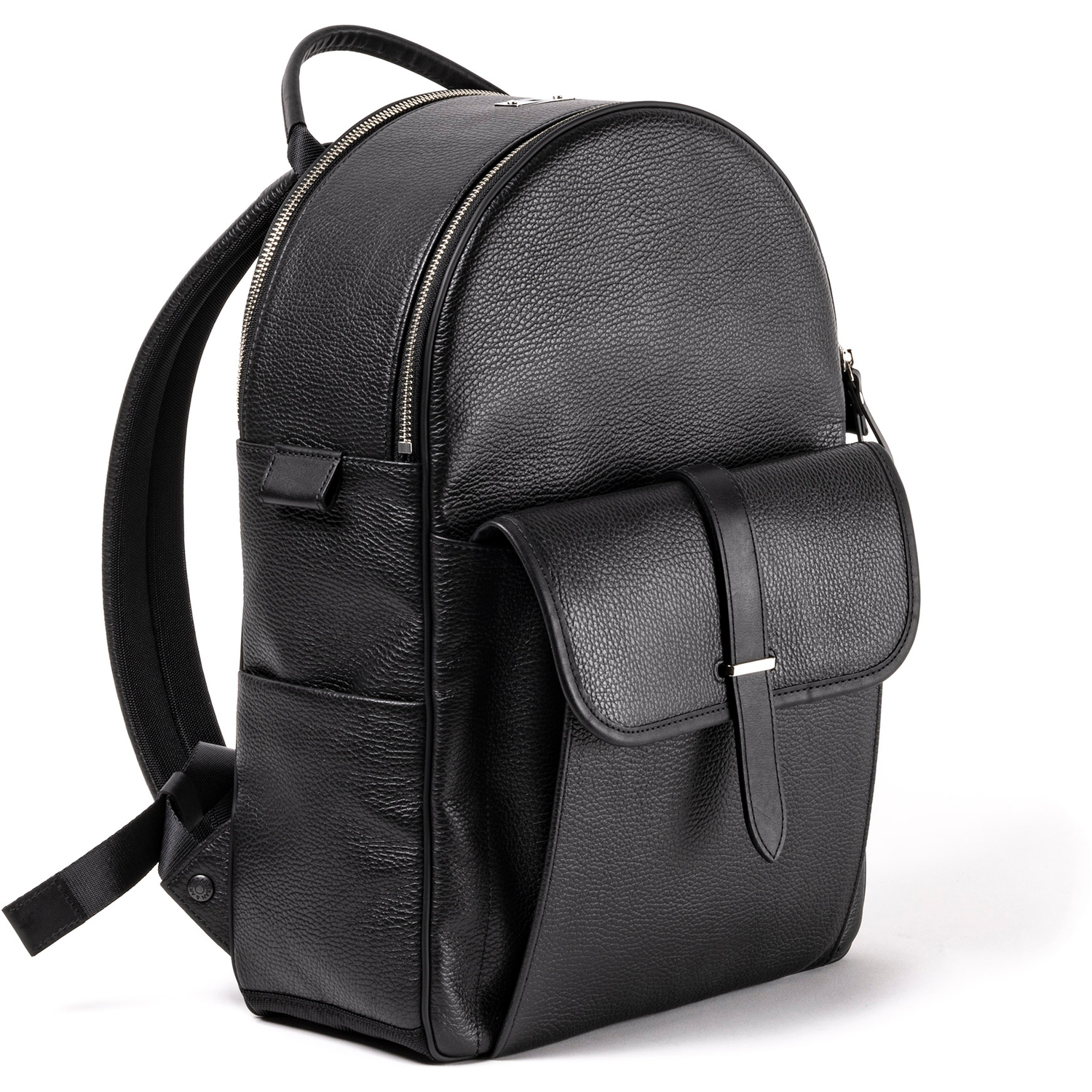 Artisan & Artist ACAM-EX0002 Premium Leder-Rucksack ''TOKYO'' schwarz