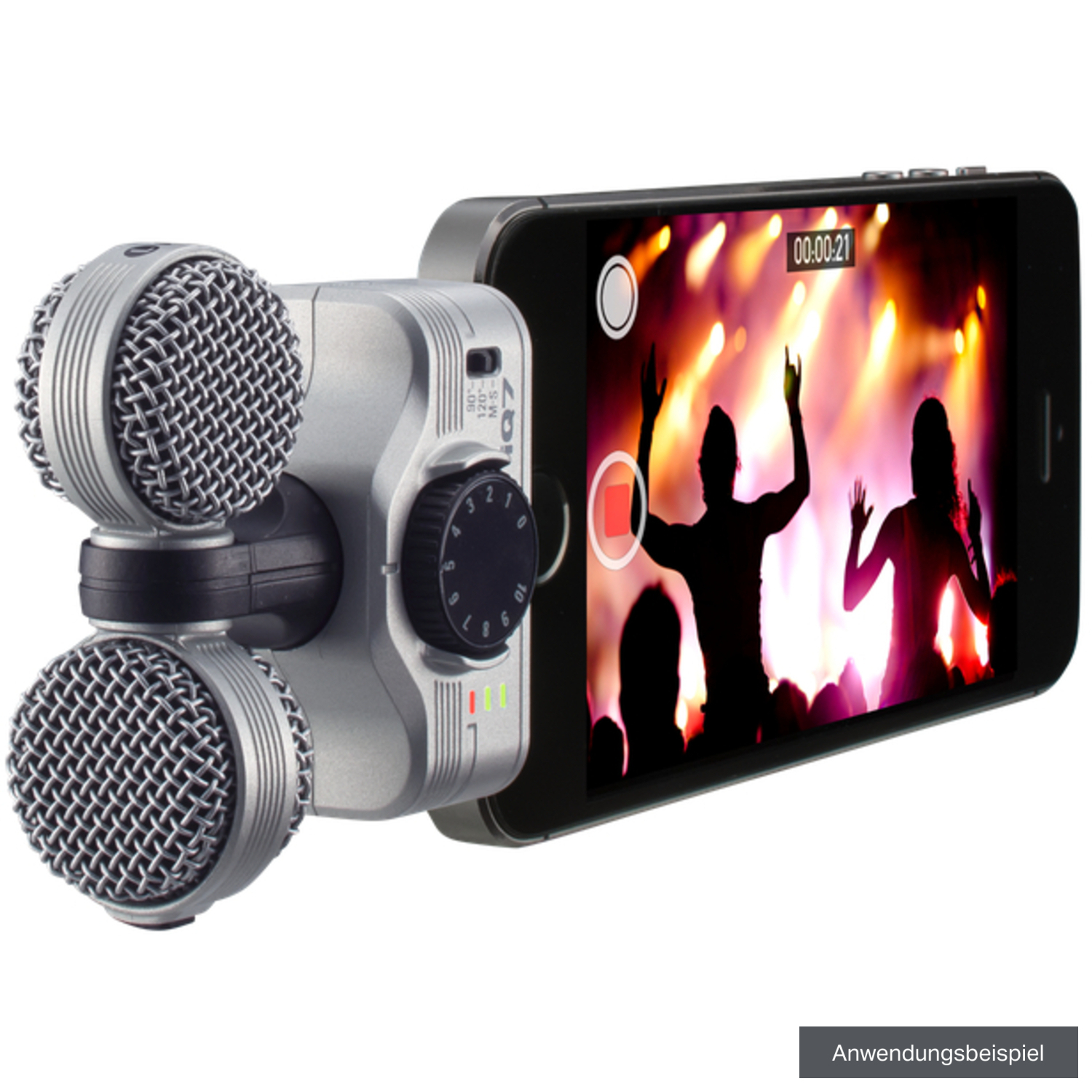 Zoom iQ7 MS Stereo Mikrofon für iPhone, iPad und iPod Touch