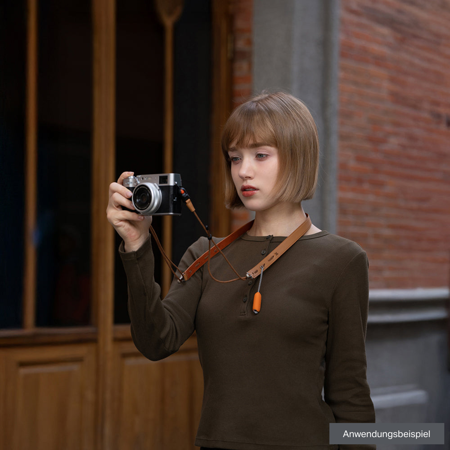 PGYTECH Kameragurt Slim Vintage Caramel Brown