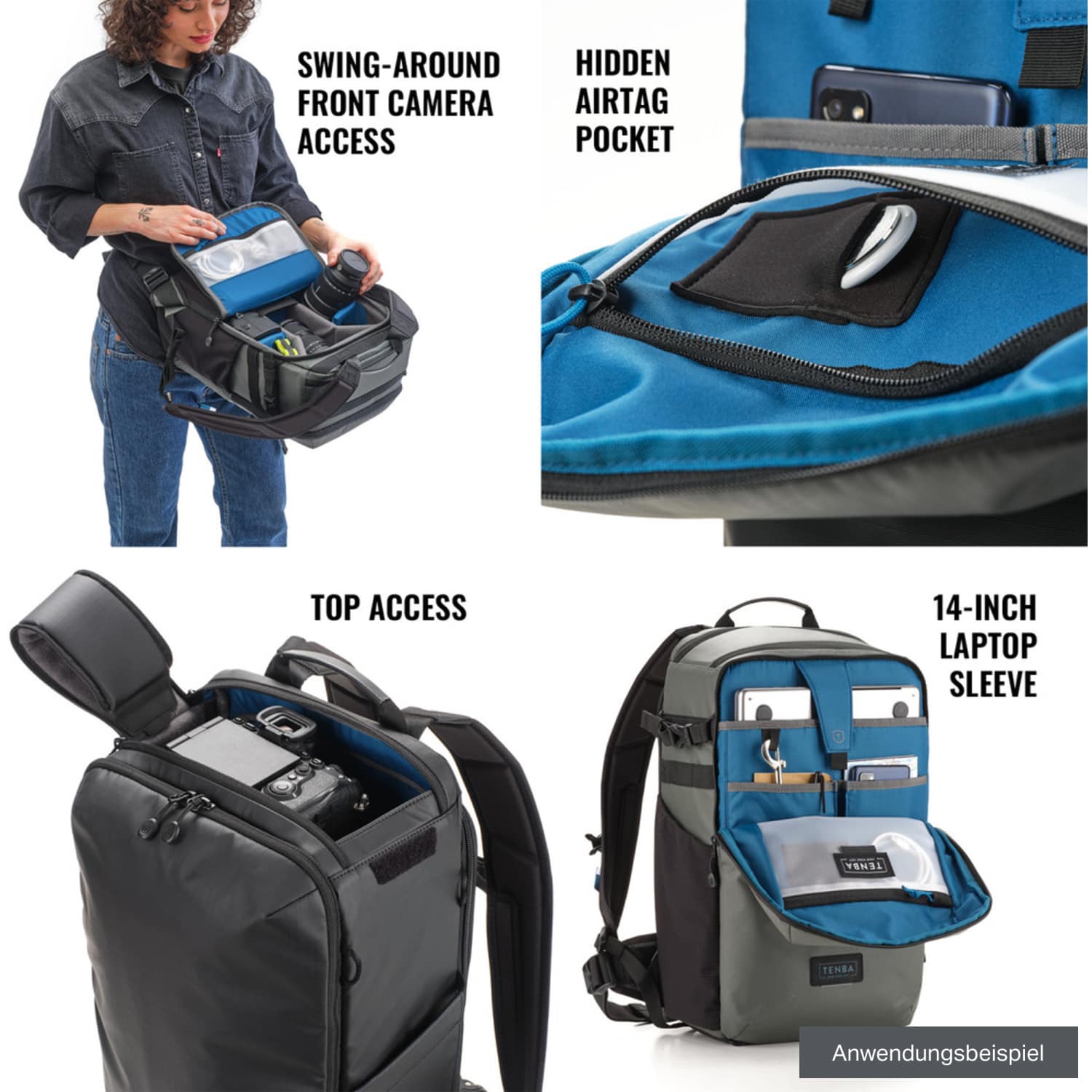 Tenba Fotorucksack Solstice v2 20L grau
