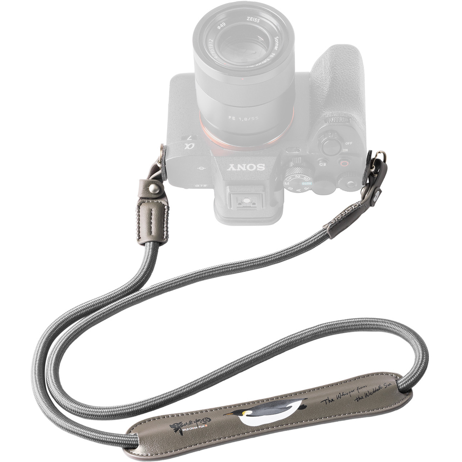 SmallRig x Wild China Film Series Kameragurt 5925 Kaiserpinguin-Muster 