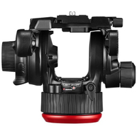 Manfrotto Fluid-Videokopf 504X mit Alu-Doppelrohrstativ MS