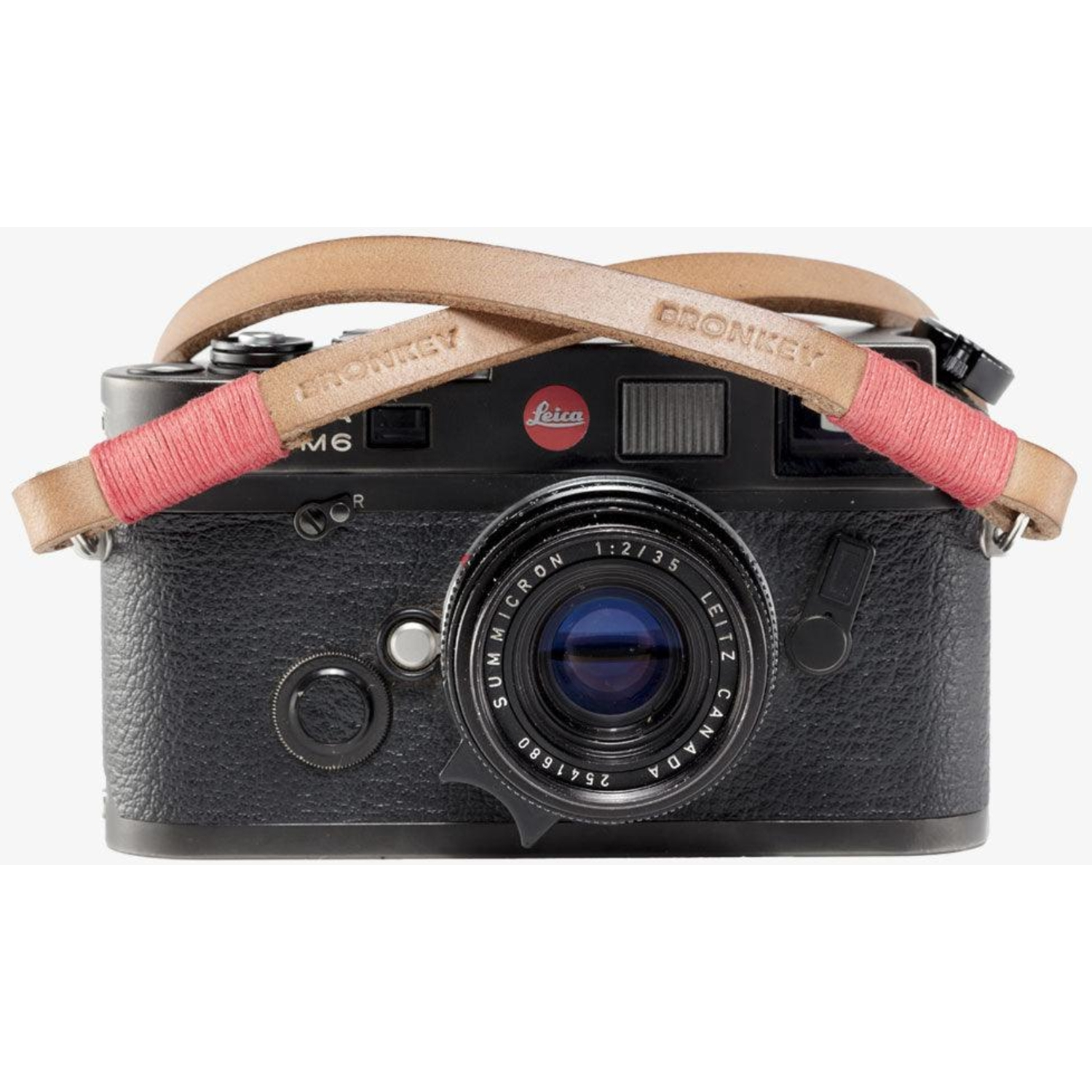 Bronkey Kameragurt Tokyo #103 Leder 95cm Tanned-rot