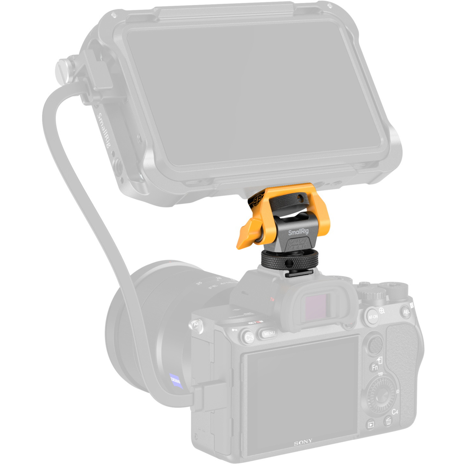 SmallRig Monitorhalterung mit Cold Shoe Mount 5519 BumbleBee Edition