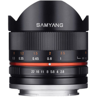 Samyang Fisheye 8mm f/2,8 II UMC schwarz Fujifilm X-Mount