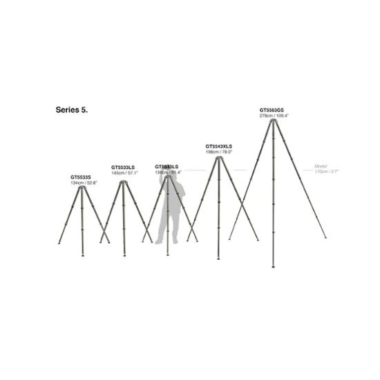 Gitzo Systematic Stativ Serie 5, 4 Segmente LS