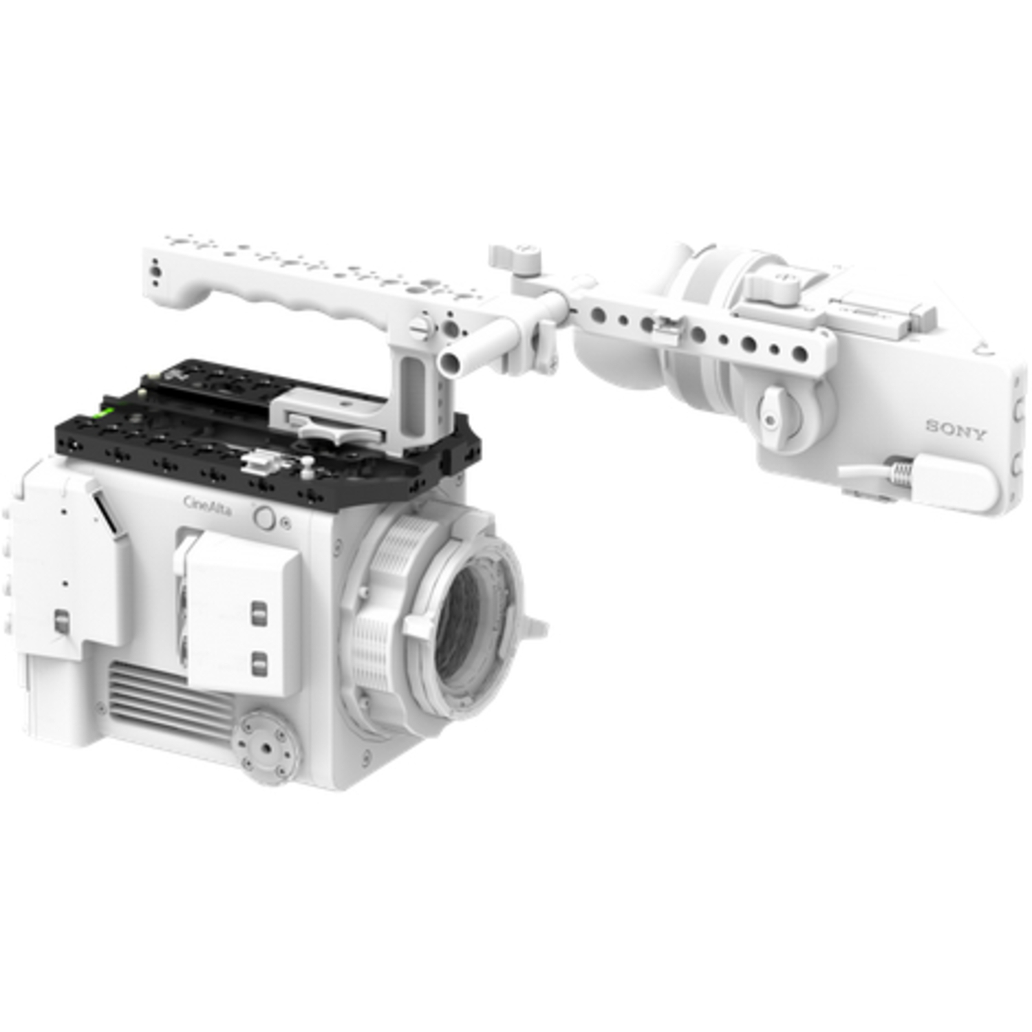 Vocas Top Cheese Plate mit integriertem Schwalbenschwanz für Sony Burano 