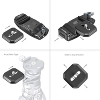 SmallRig Kameraclip 5053 mit QR Mount Platten Kit