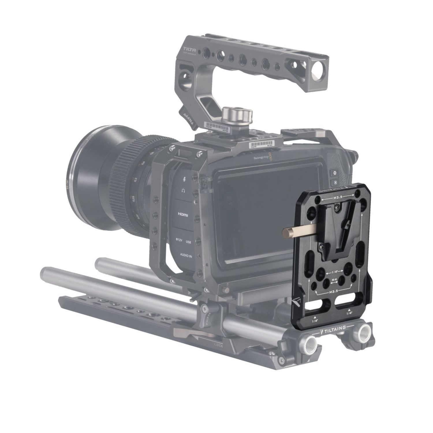 Tilta TA-MBP-V Drehbare Mini V-Mount Batterieplatte