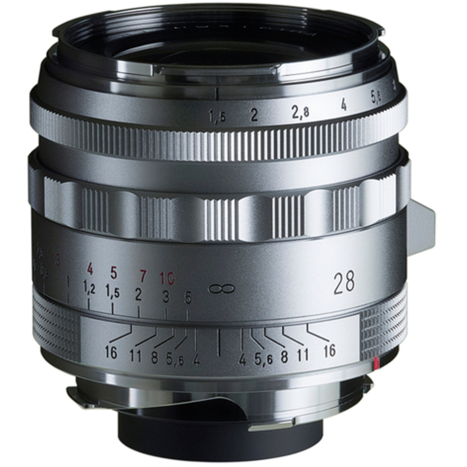 Voigtländer 28mm F1.5 Nokton Type II Asph. für Leica M-Mount silber