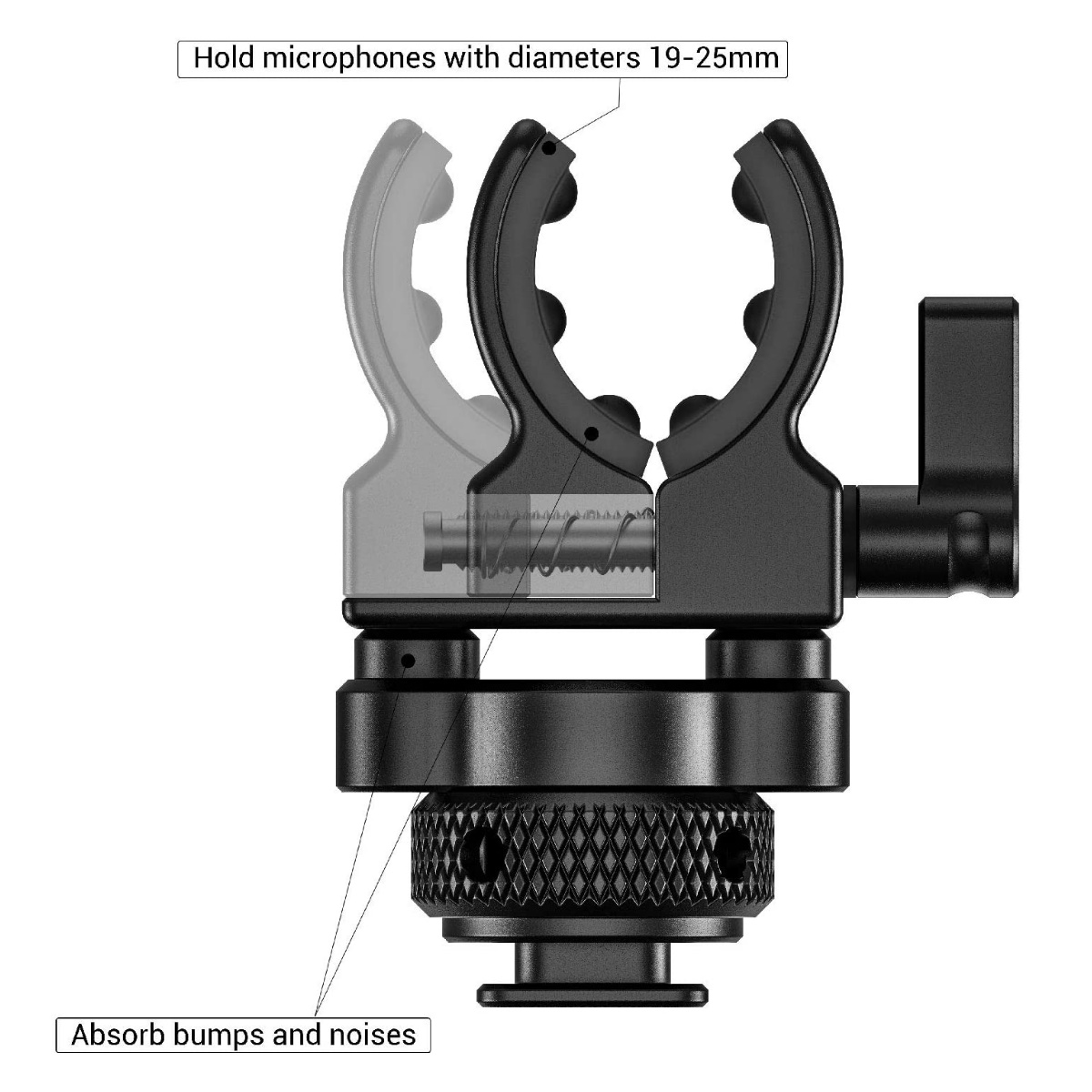 SmallRig BSM2352 Shotgun Mikrofon-Halterung