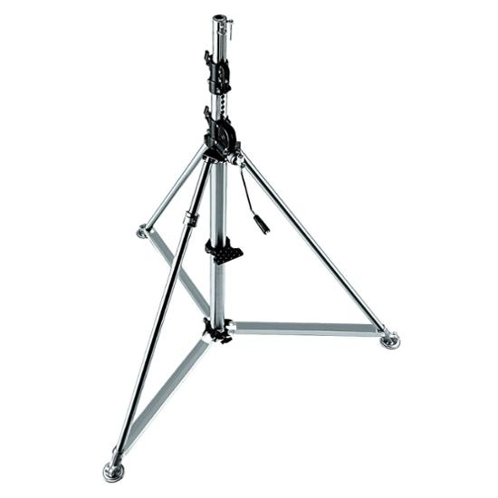 Manfrotto Stativ Super Wind-Up Inox silber