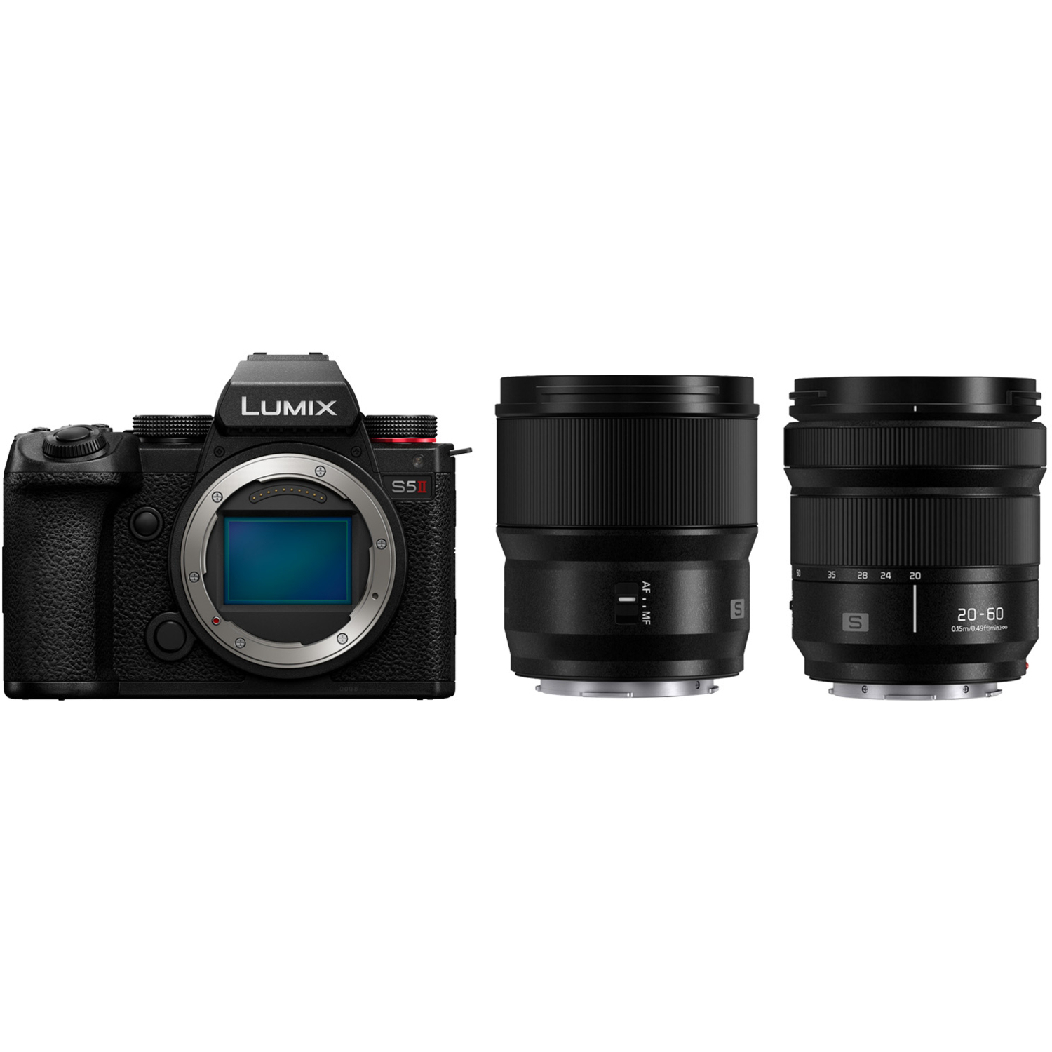 Panasonic LUMIX DC-S5II mit LUMIX S 20-60mm F3.5-5.6 und LUMIX S 50mm F1.8