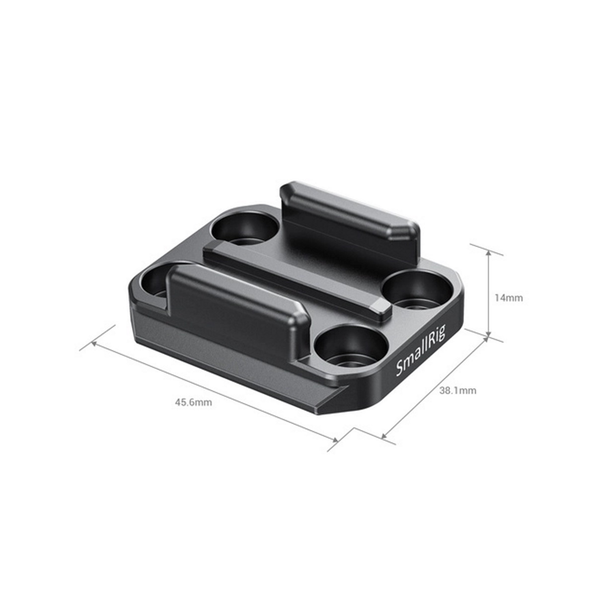 SmallRig APU2668 Buckle Adapter mit Arca Schnellwechselplatte für GoPro Kameras