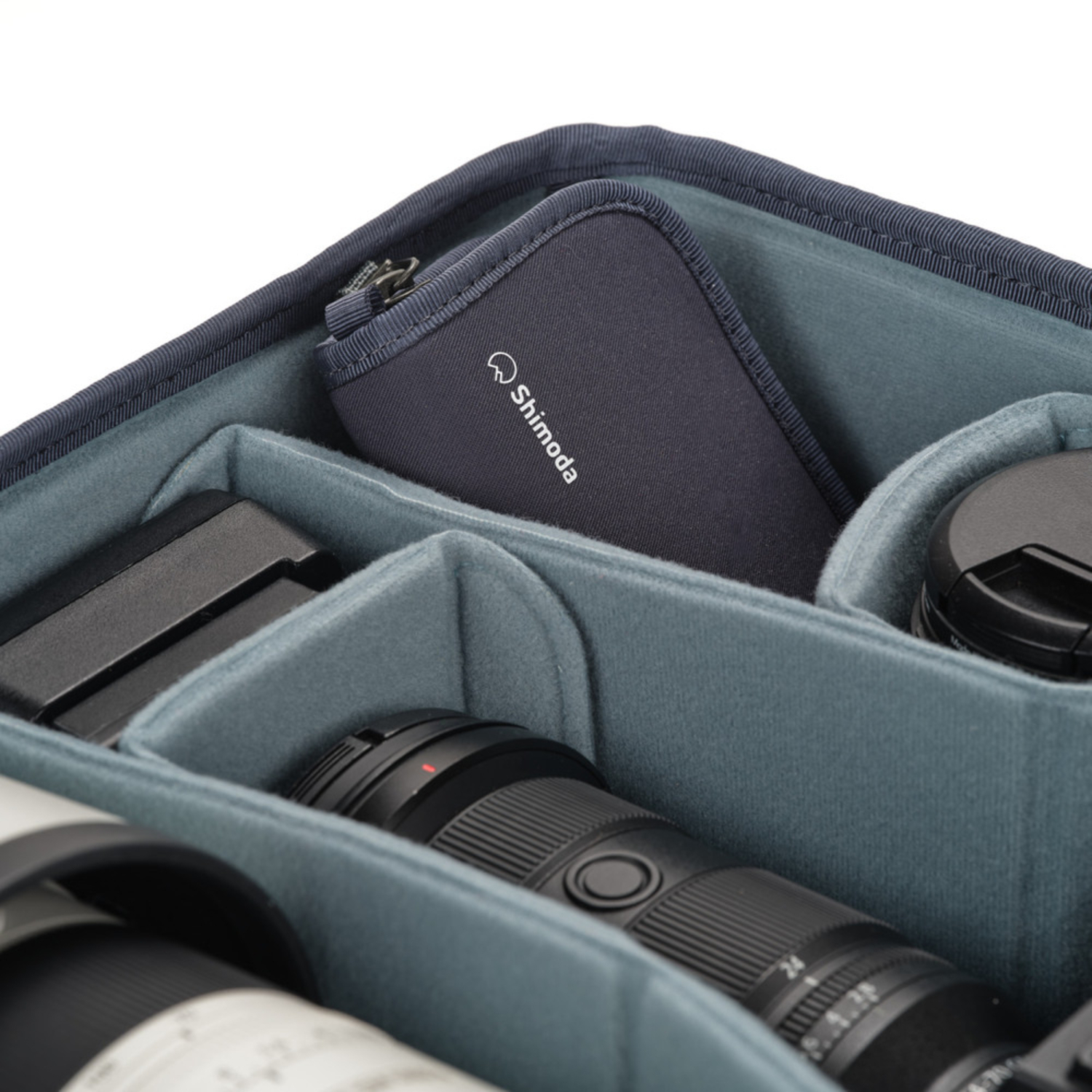 Shimoda Speicherkartenetui Zip blau für alle Kartentypen