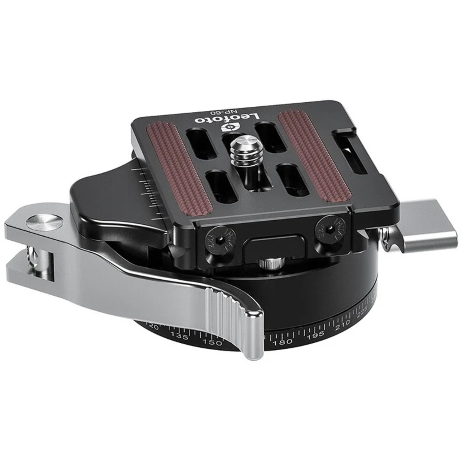 Leofoto Stativ-Panoramakopf Panoramadrehteller PCL-52 mit Schnellwechselplatte NP-50