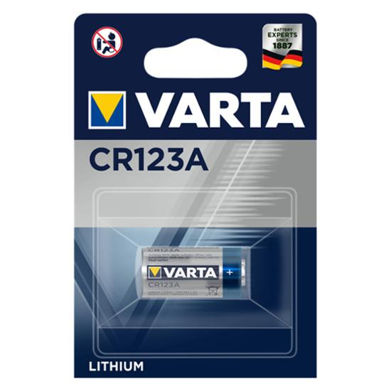 Varta Batterie CR123A Knopfzelle Lithium 3V