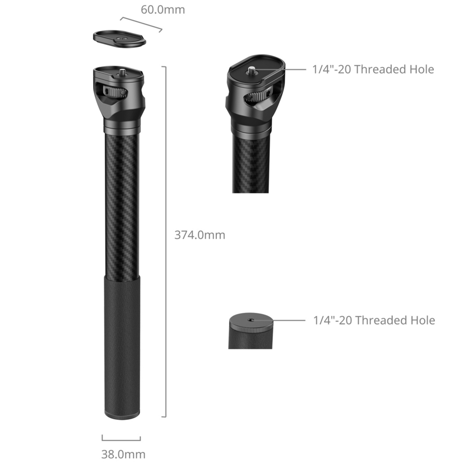 SmallRig Verlängerungarm 4378 für DJI Gimbals