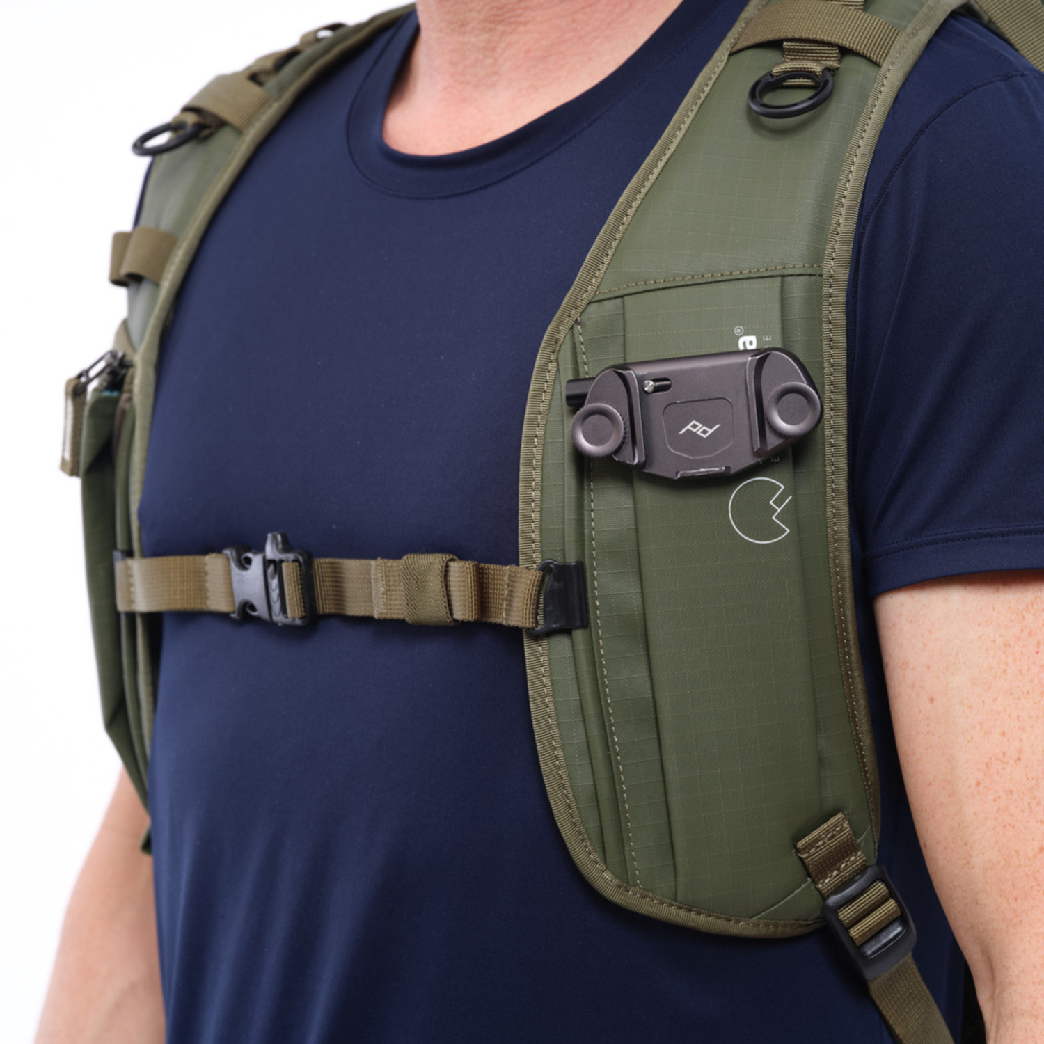 Shimoda Rucksackgurt Capture Strap Action X Armeegrün