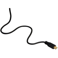 Hama Micro-USB-Kabel vergoldet 0,75m schwarz