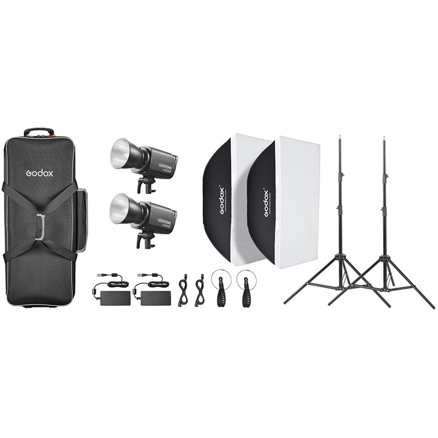 Godox RGB LED Videolicht Litemons LA200R K2 Kit