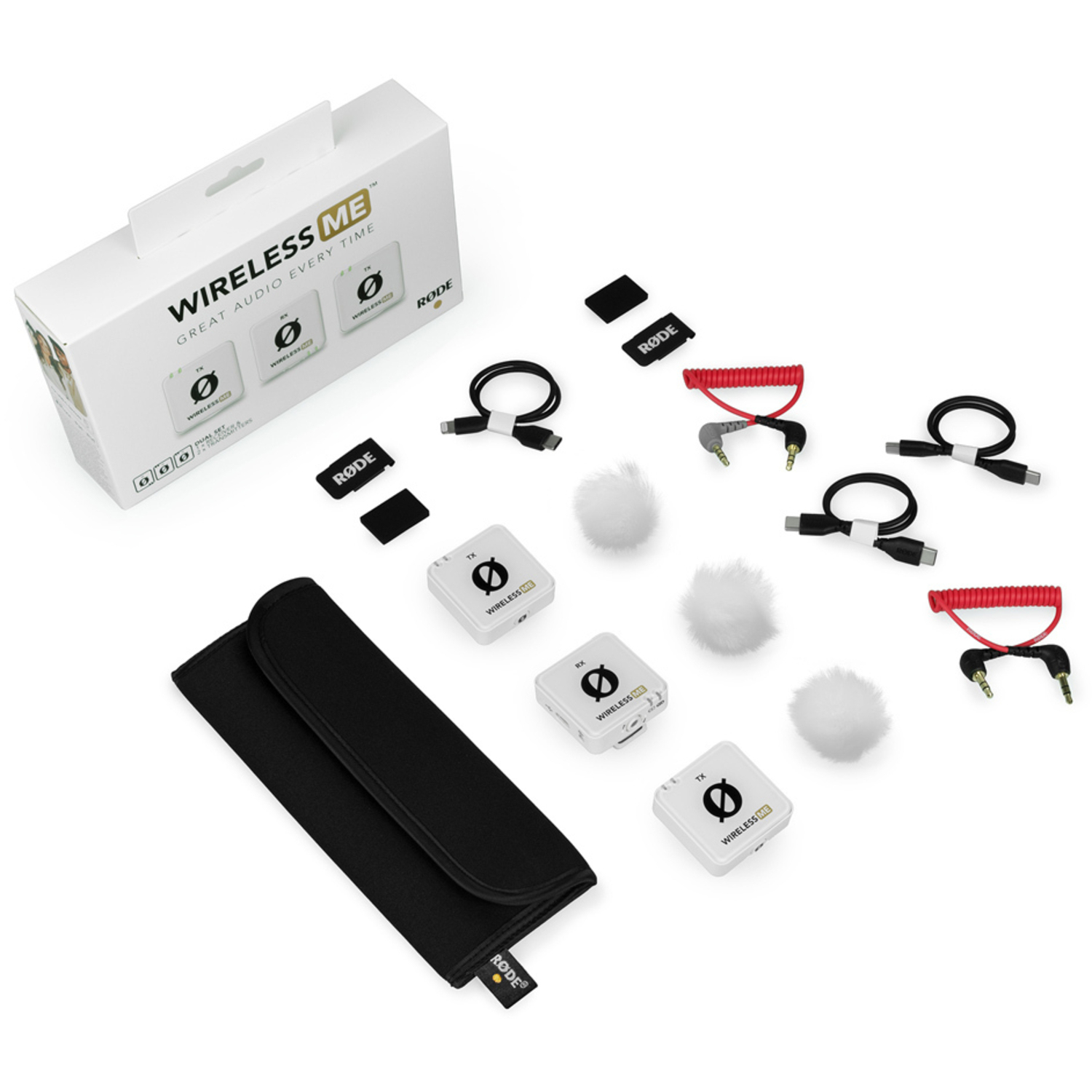 Rode Wireless ME Dual Mikrofonsystem weiß