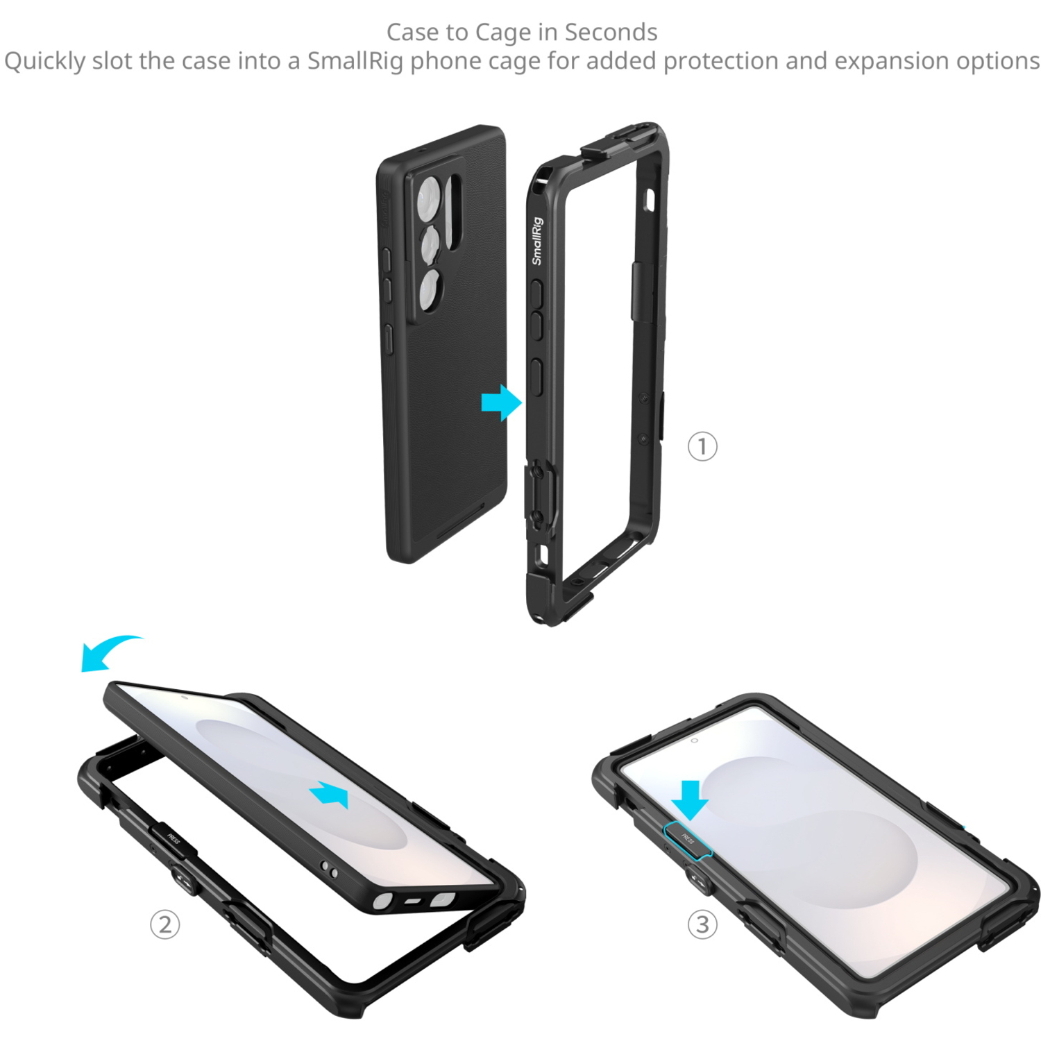SmallRig Cage Mobile Video 5254 Kit für Samsung S25 Ultra