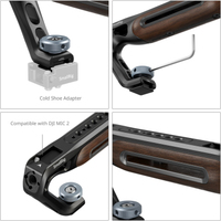 SmallRig Oberer Holz-Griff mit Cold Shoe Mount 5250