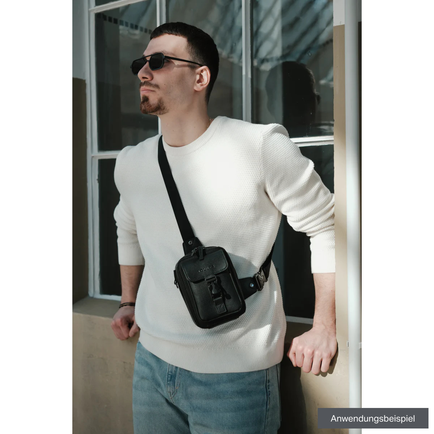 LOULEX Kompakttasche Streetbag Editon 1 1,4L schwarz