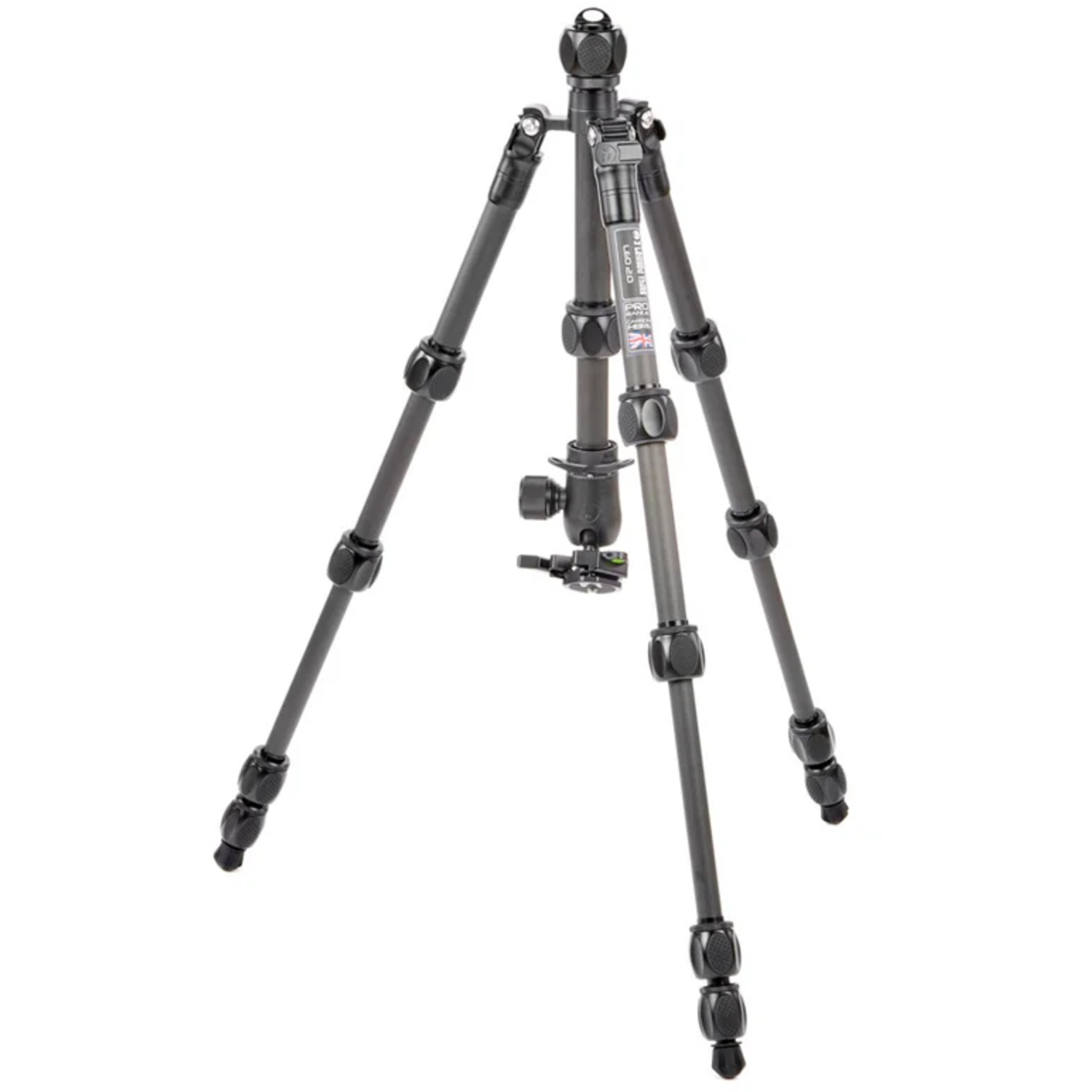 3 Legged Thing Pro 2.0 LEO Reisestativ mit Kugelkopf AirHed Pro LV Black Darkness