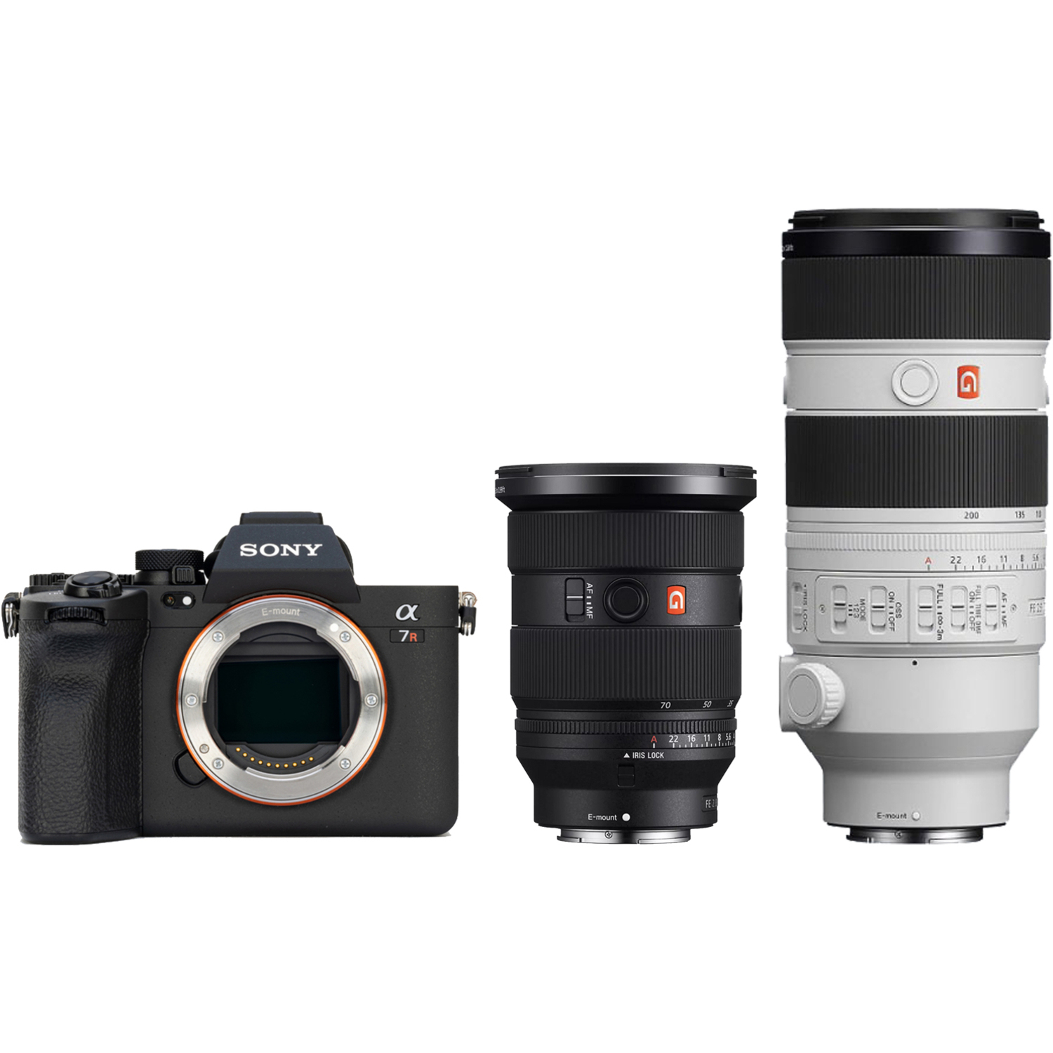 Sony Alpha 7R V mit 24-70mm F2.8 G Master II & 70-200mm F2.8 G Master II