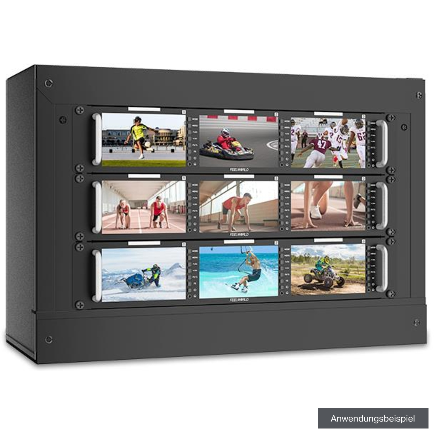 Feelworld Triple Rackmount Monitor T51 Plus