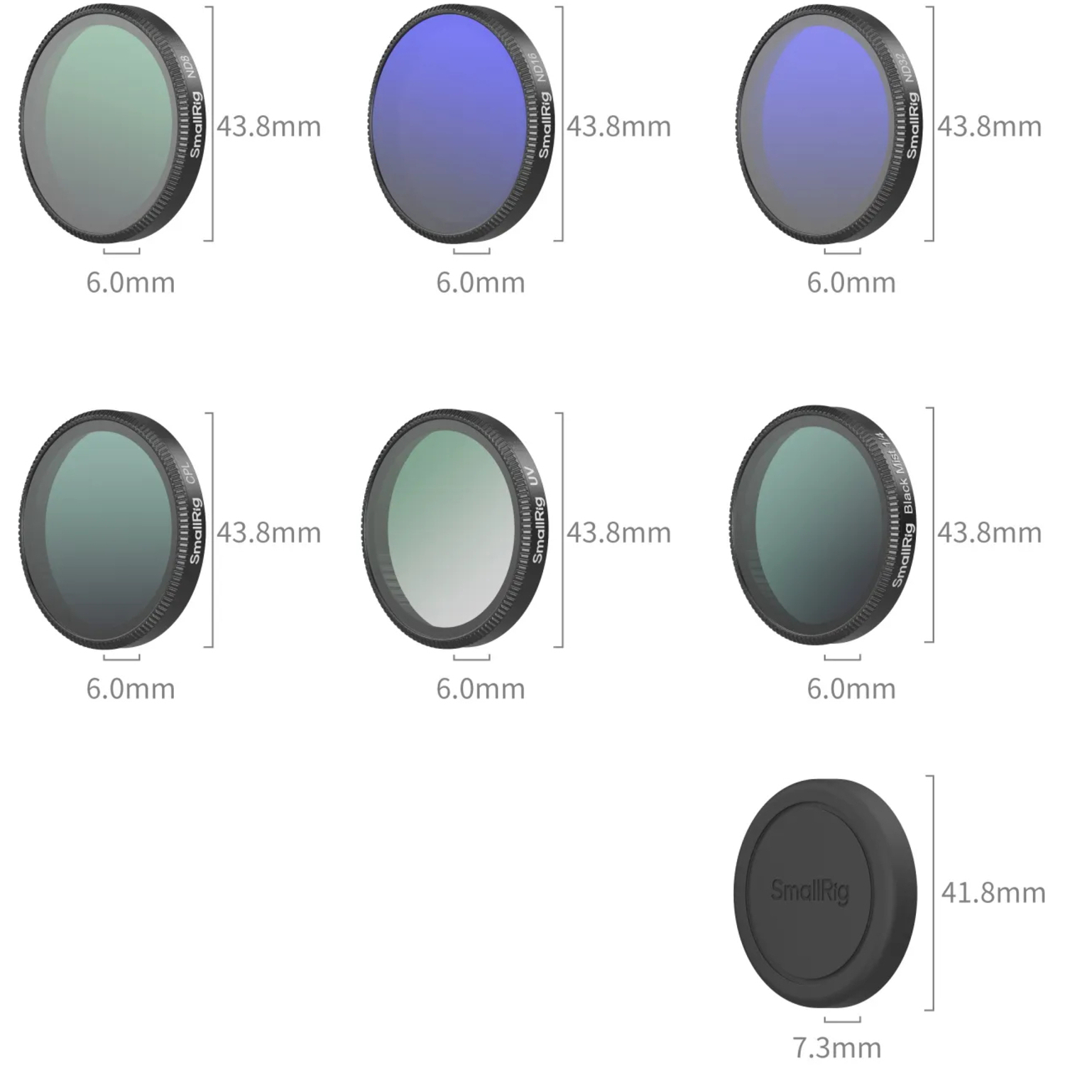 SmallRig Filter Kit 5967 für DJI Osmo Action 6