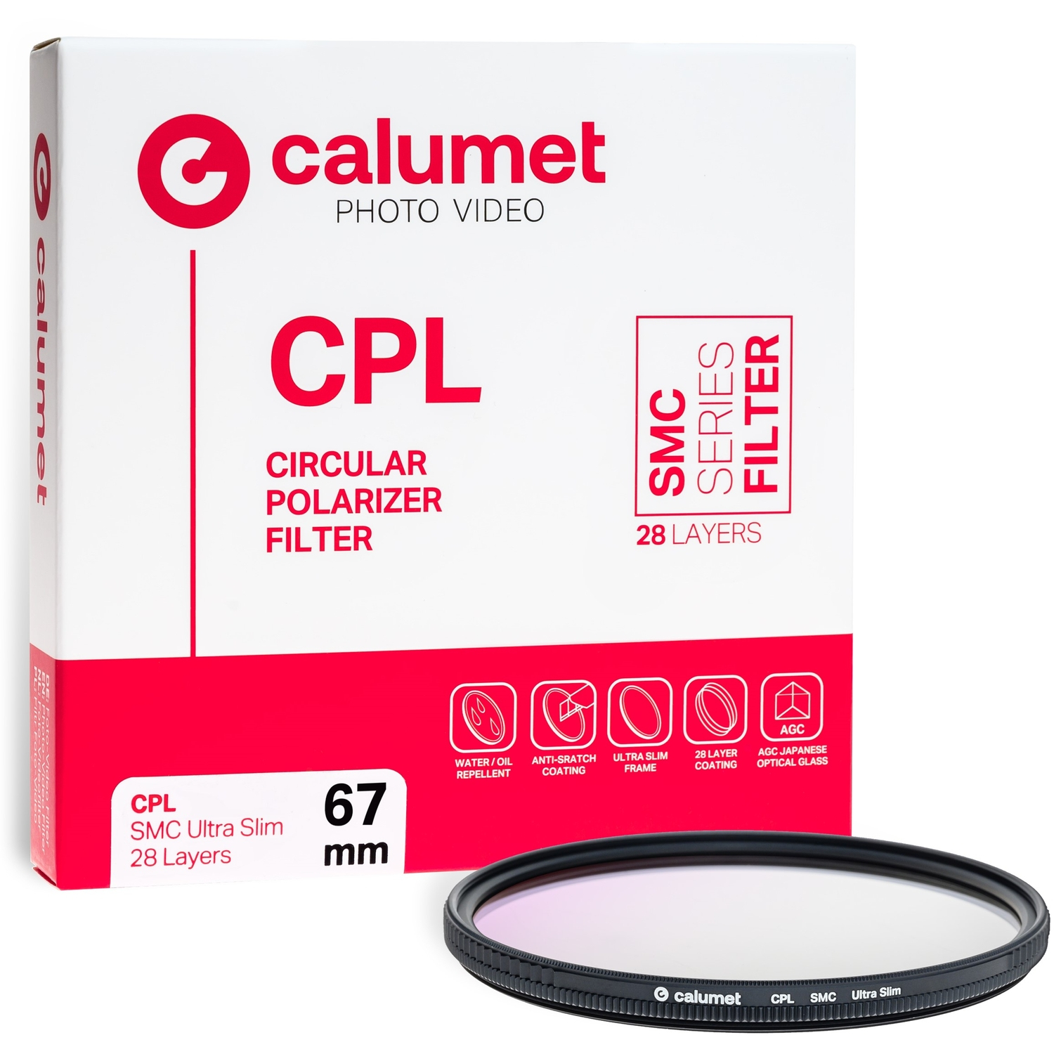 Calumet Polfilter CPL SMC Ultra Slim 28 67mm