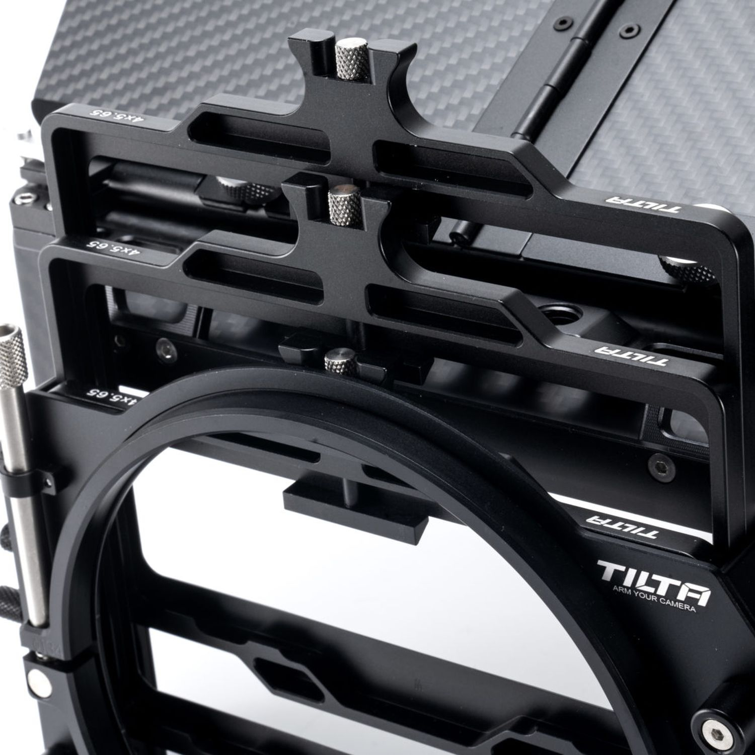 Tilta MB-T12-M95 4×5,65 Kohlefaser-Mattbox (zum Anklammern) mit Einzelunterstützung 95 mm Schwarz