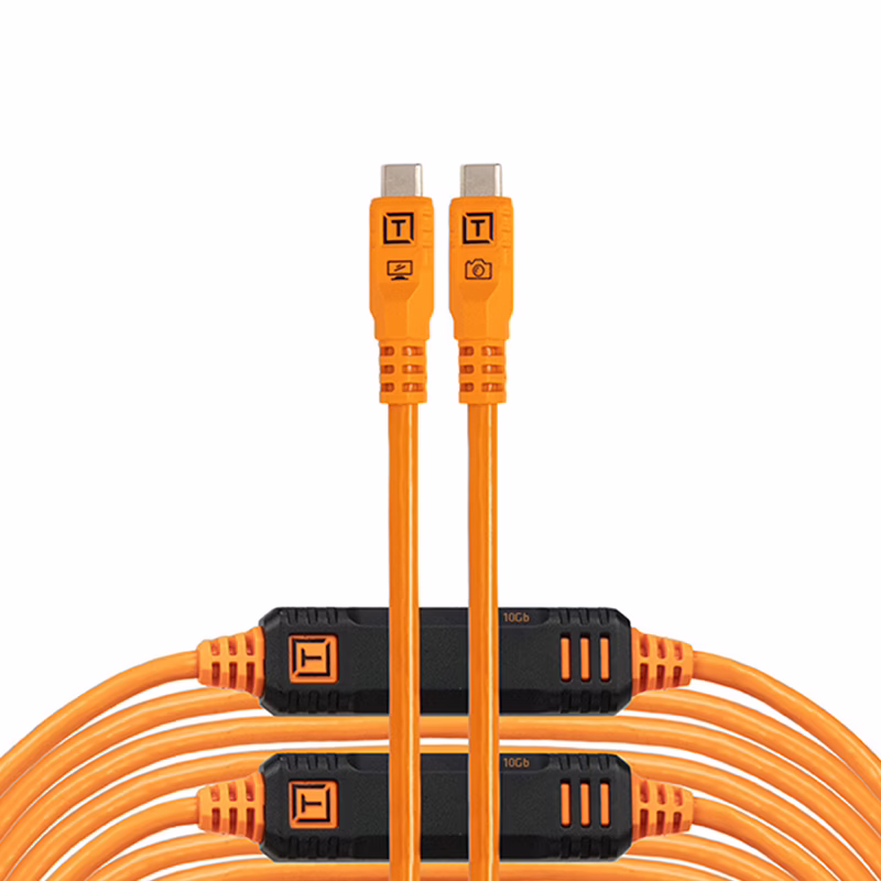 Tether Tools USB-C Kabel 9,4m 10Gbps orange
