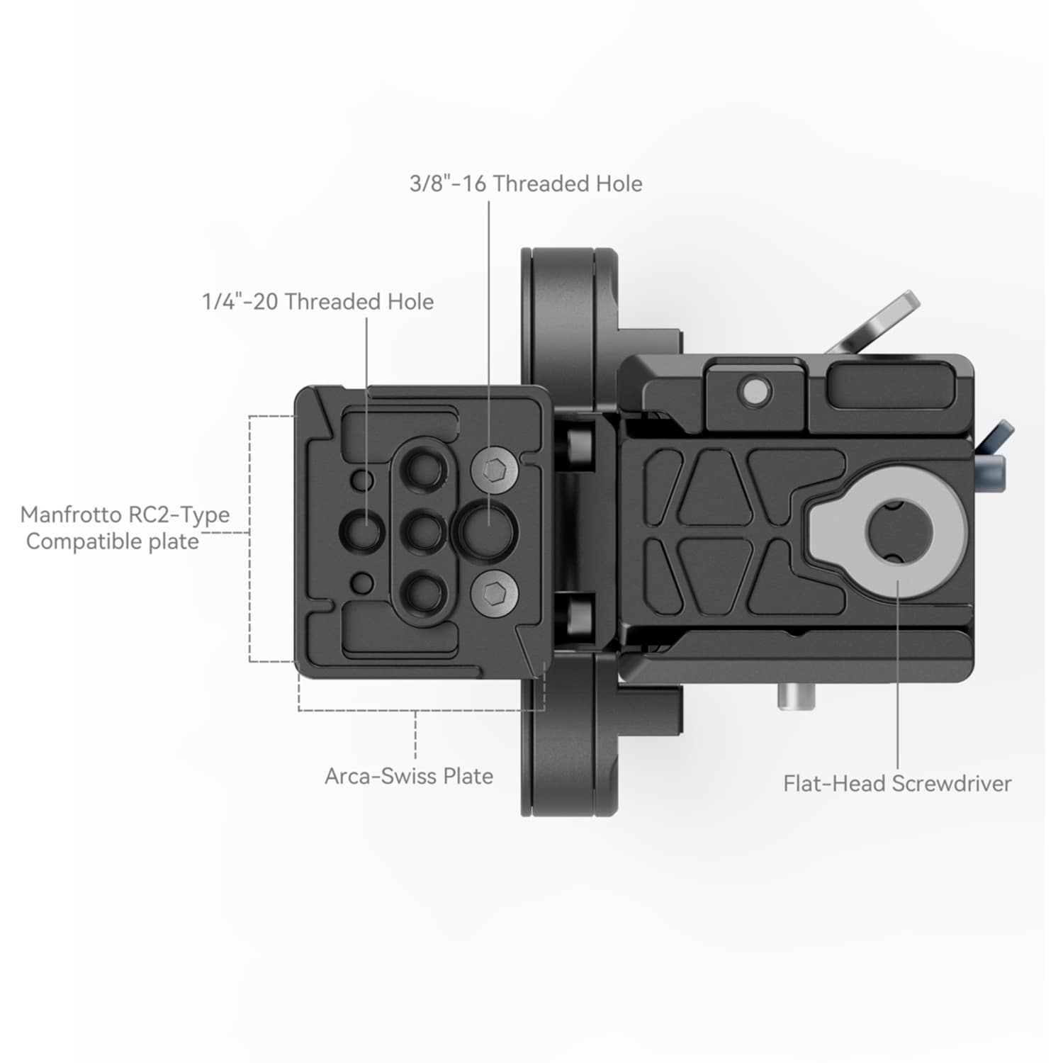 SmallRig 4306 Drehbares Horizontal-Vertikal-Montageplatten-Kit für Nikon Z