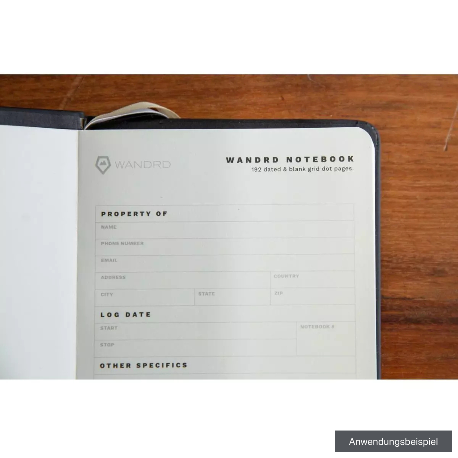 WANDRD Notebook gelb