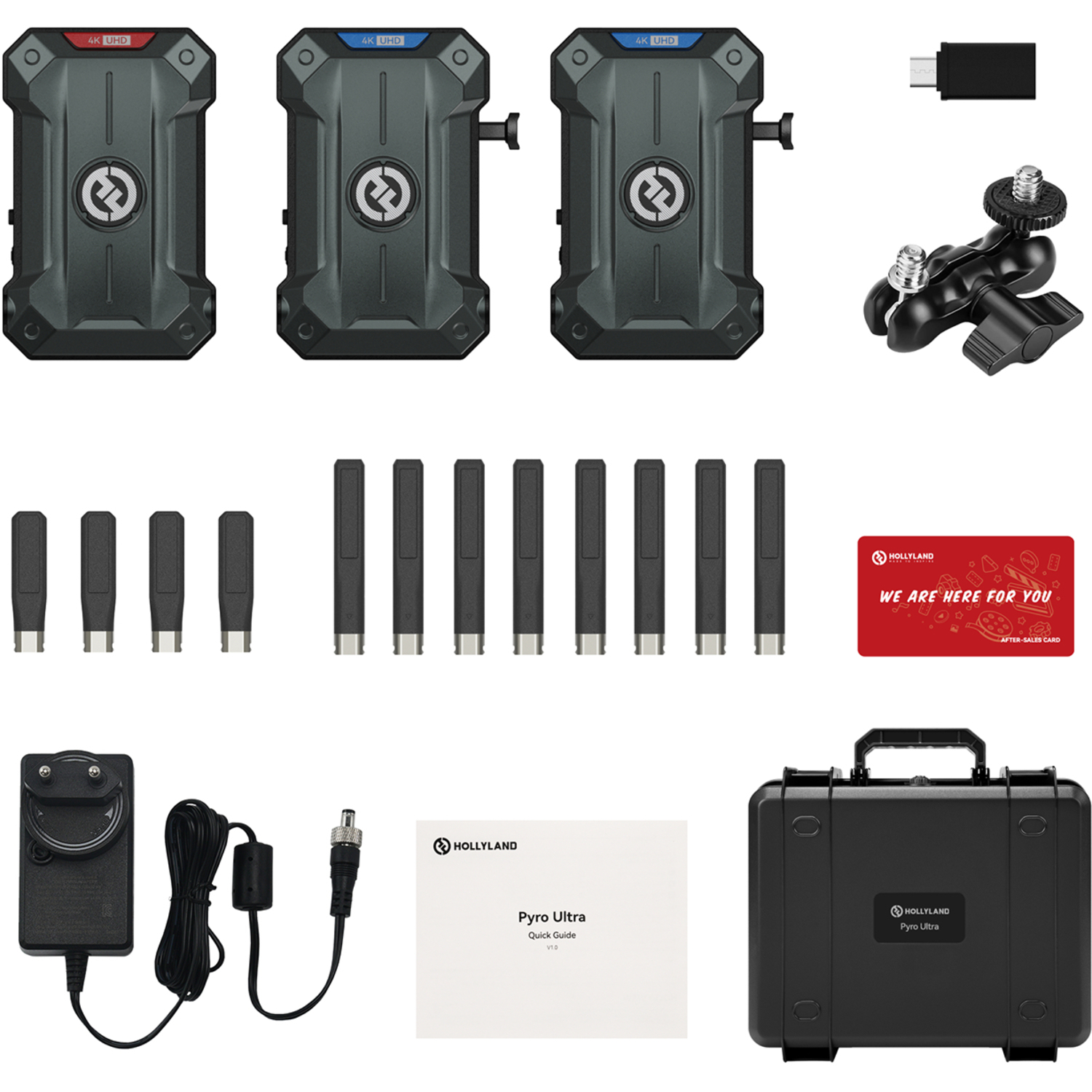 Hollyland Pyro Ultra 1TX und 2RX Wireless Video Transmission System