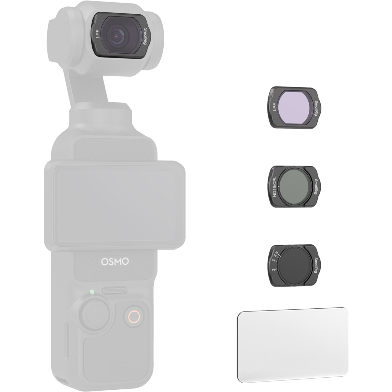 SmallRig VND-Filter, ND16/CPL-Filter und LPF-Filter 4776 für DJI Osmo Pocket 3