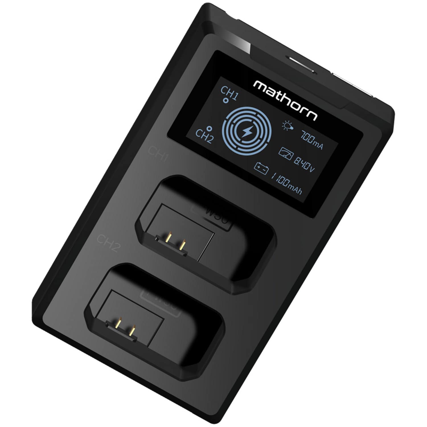 Mathorn Dual-Akkuladegerät für Sony NP-FW50
