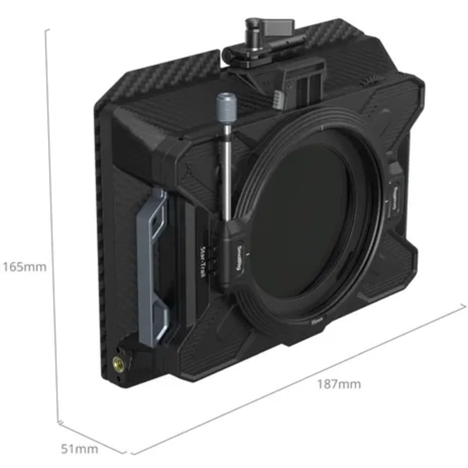 SmallRig 5011 Matte Box Set mit zwei CPL-Filtern