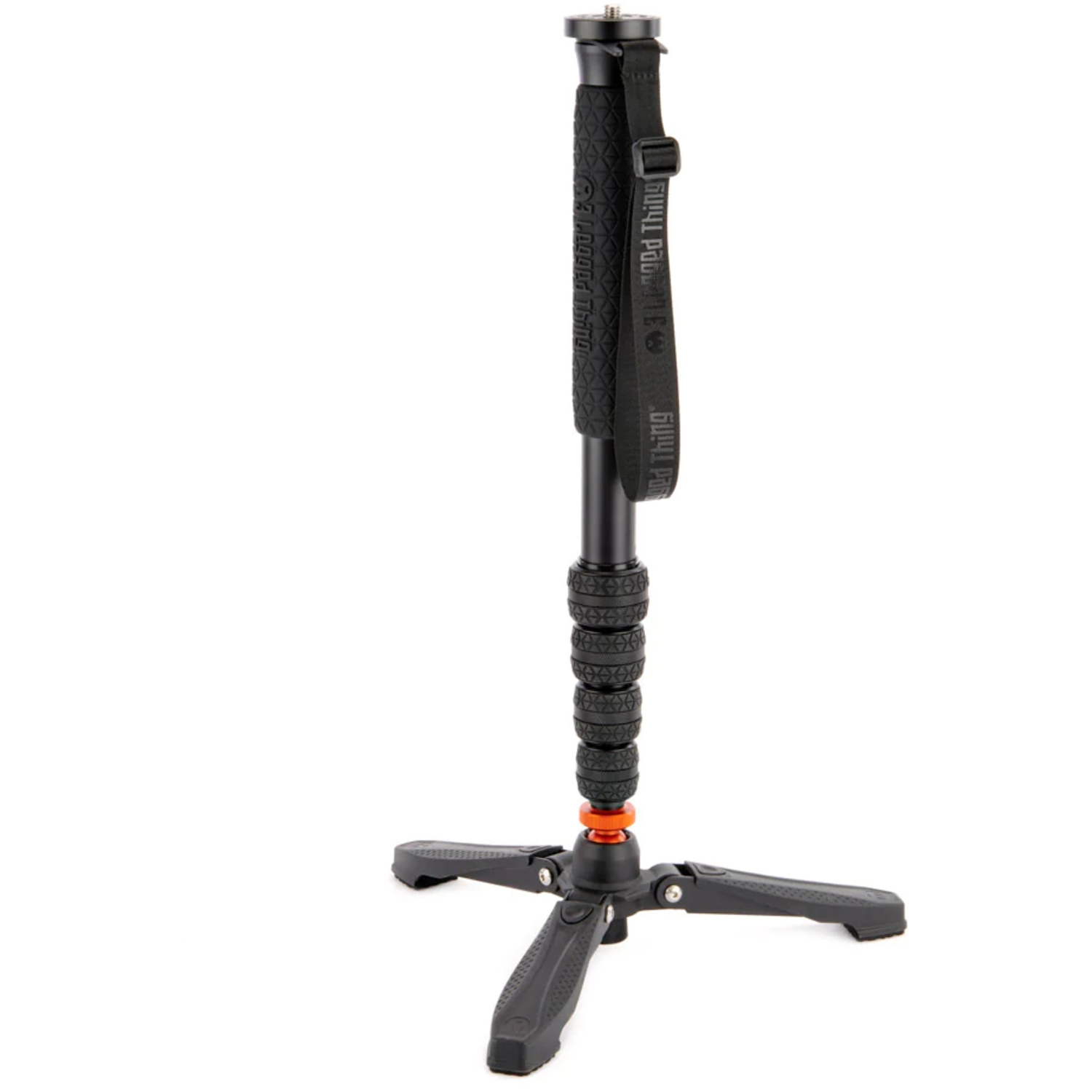 3 Legged Thing Punks Taylor 2.0 Einbeinstativ mit Docz-Fußstabilisator Schwarz